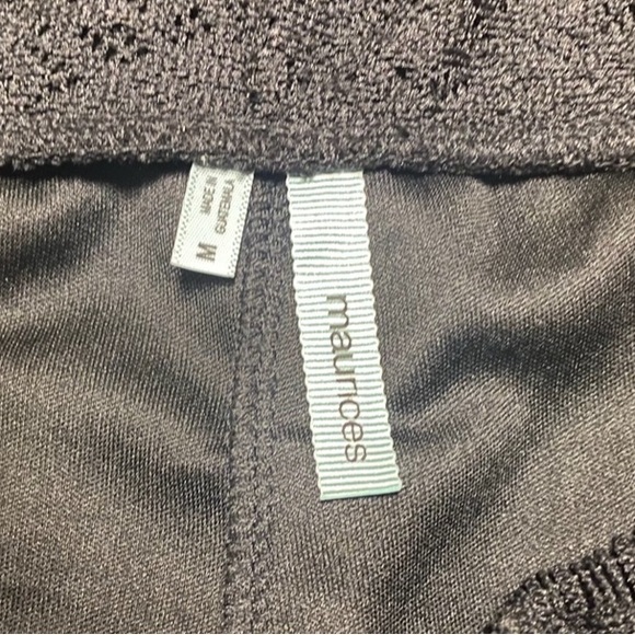 Maurice’s Women’s Elegant Black Lace Handkerchief Hem Skirt Size M Midi Length - Picture 8 of 13